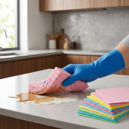 Compressed Wood Pulp Cellulose Sponge