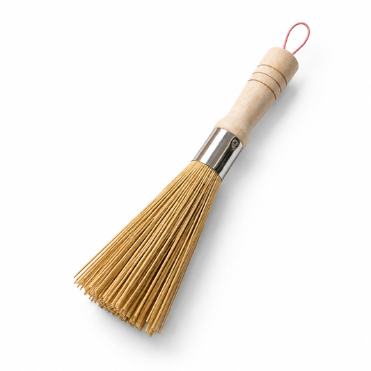 Bamboo Angled Pot Brush
