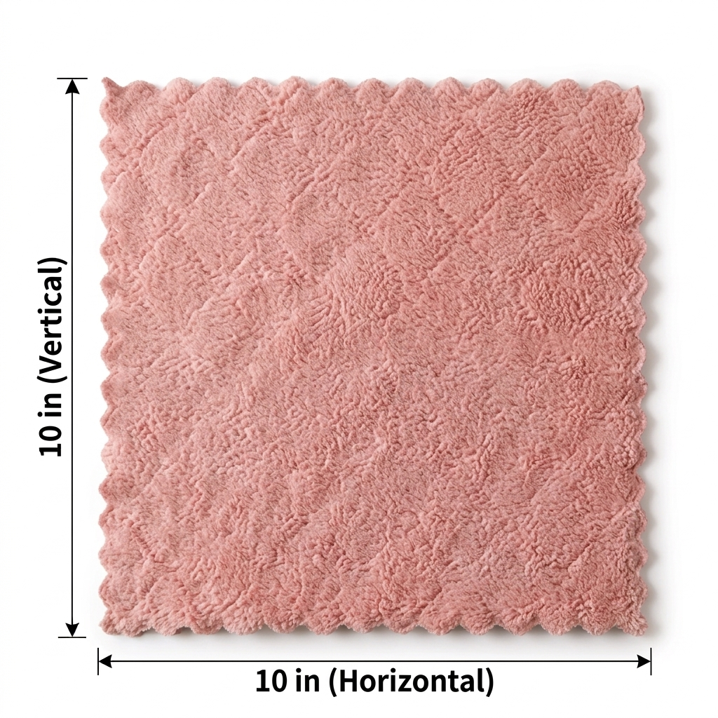 Double-Sided Coral Velvet Kitchen Cloth