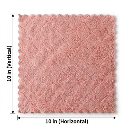 Double-Sided Coral Velvet Kitchen Cloth