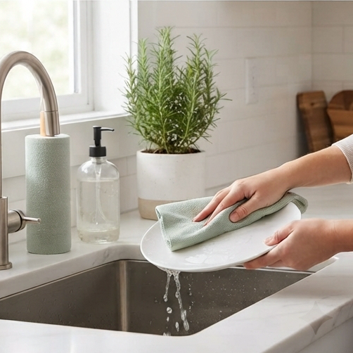 Superfine Fiber Tearable Cleaning Cloth