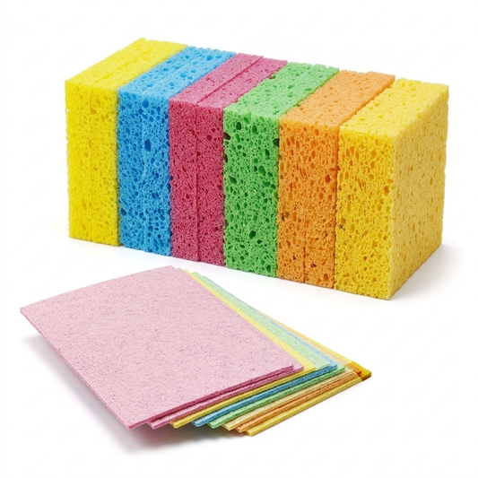 Compressed Wood Pulp Cellulose Sponge