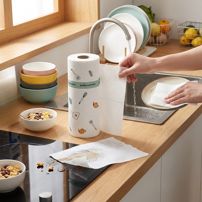 Washable Dry-Wet Dual-Use Cleaning Cloth