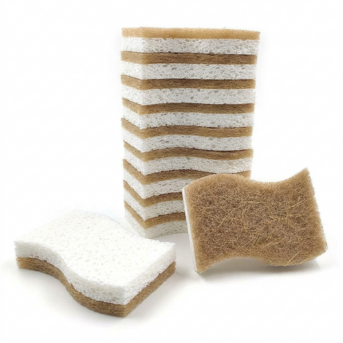 Coconut Palm Cleaning Cloth Composite Sponge Cleaner